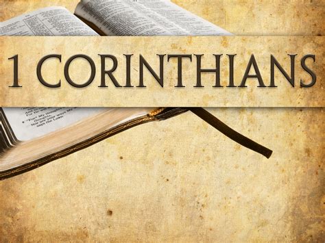 bible study on 1st corinthians